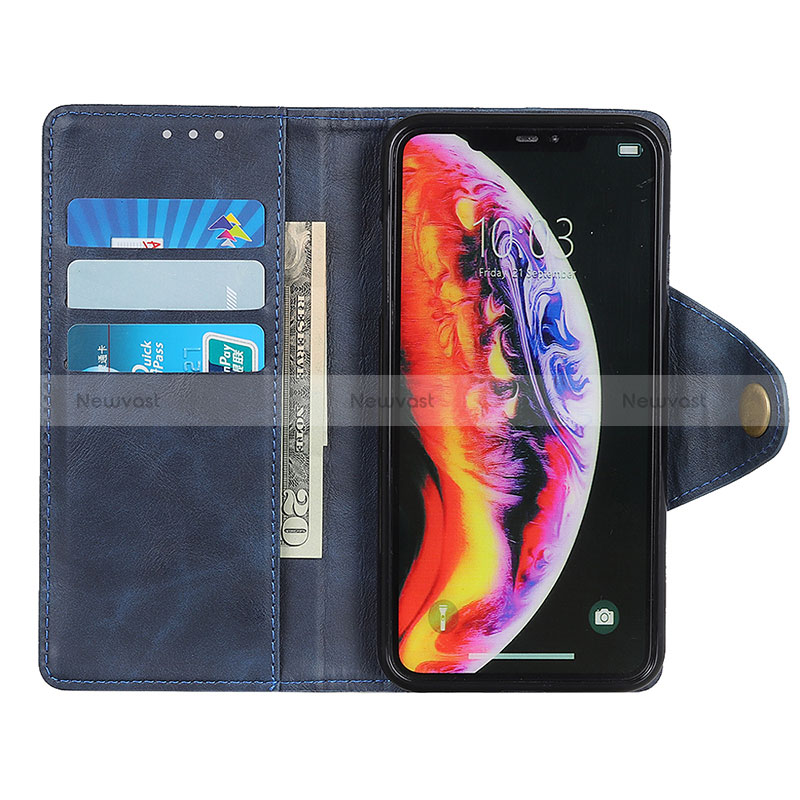 Leather Case Stands Flip Cover Holder N06P for Oppo Reno5 F