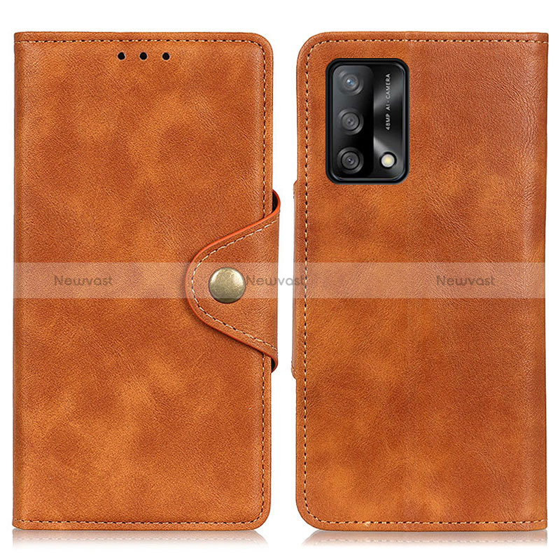 Leather Case Stands Flip Cover Holder N06P for Oppo Reno6 Lite