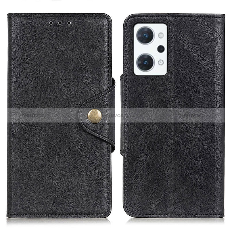 Leather Case Stands Flip Cover Holder N06P for Oppo Reno7 A