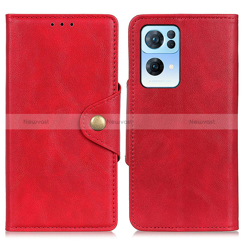 Leather Case Stands Flip Cover Holder N06P for Oppo Reno7 Pro 5G