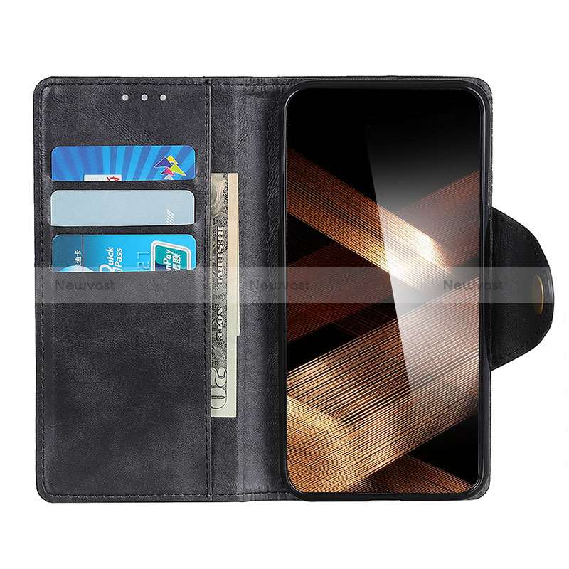 Leather Case Stands Flip Cover Holder N06P for Samsung Galaxy A15 LTE