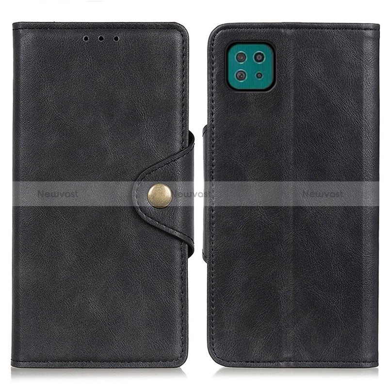 Leather Case Stands Flip Cover Holder N06P for Samsung Galaxy A22s 5G
