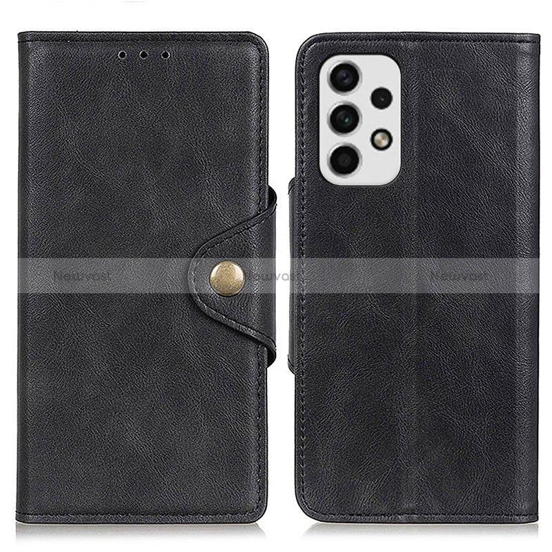 Leather Case Stands Flip Cover Holder N06P for Samsung Galaxy A23 4G