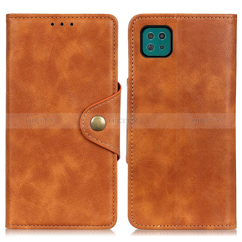 Leather Case Stands Flip Cover Holder N06P for Samsung Galaxy F42 5G