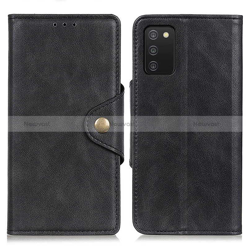 Leather Case Stands Flip Cover Holder N06P for Samsung Galaxy M02s