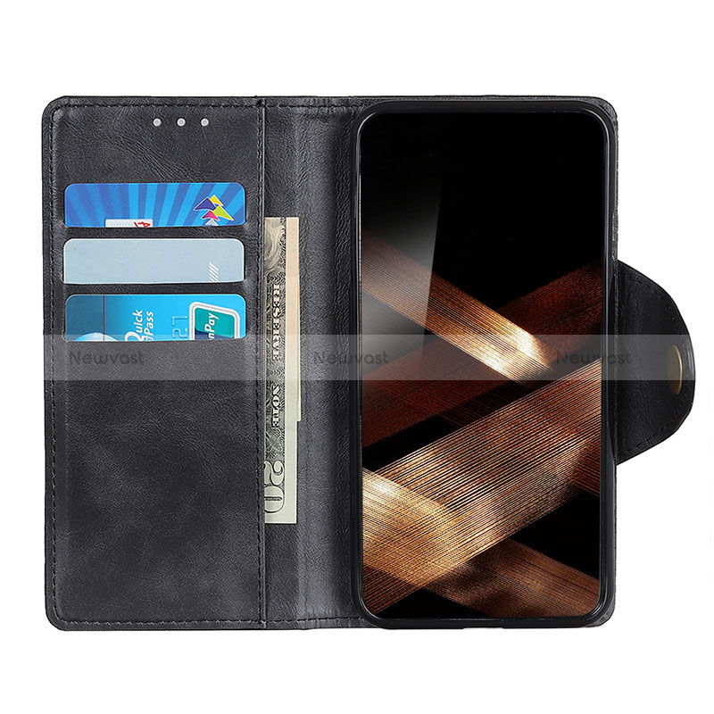 Leather Case Stands Flip Cover Holder N06P for Samsung Galaxy S24 Plus 5G