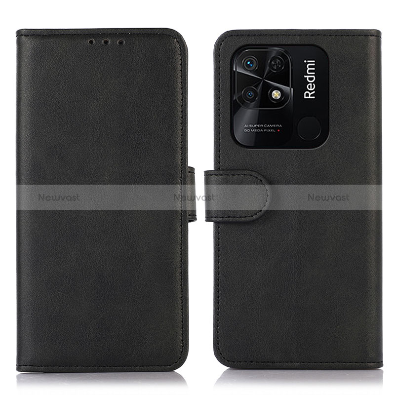 Leather Case Stands Flip Cover Holder N06P for Xiaomi Redmi 10 Power