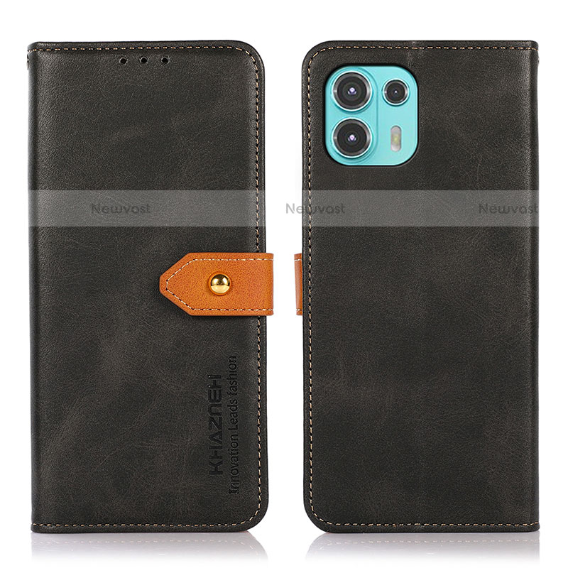 Leather Case Stands Flip Cover Holder N07P for Motorola Moto Edge 20 Lite 5G