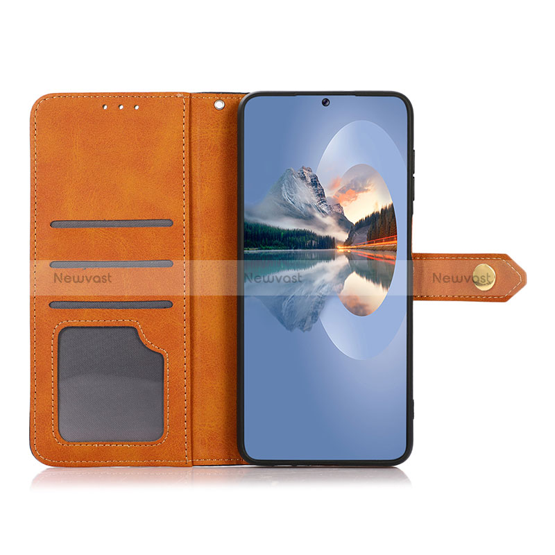 Leather Case Stands Flip Cover Holder N07P for Oppo A74 5G