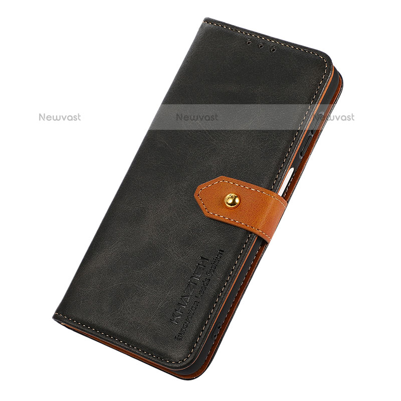 Leather Case Stands Flip Cover Holder N07P for Samsung Galaxy A02s