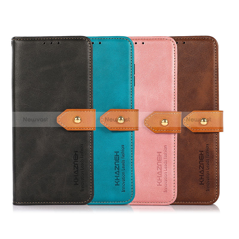 Leather Case Stands Flip Cover Holder N07P for Samsung Galaxy A03
