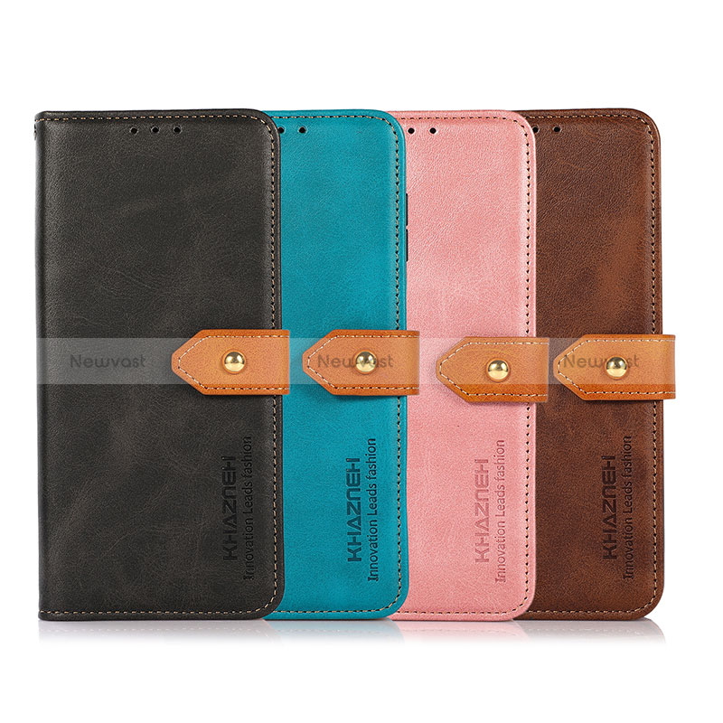 Leather Case Stands Flip Cover Holder N07P for Samsung Galaxy A05