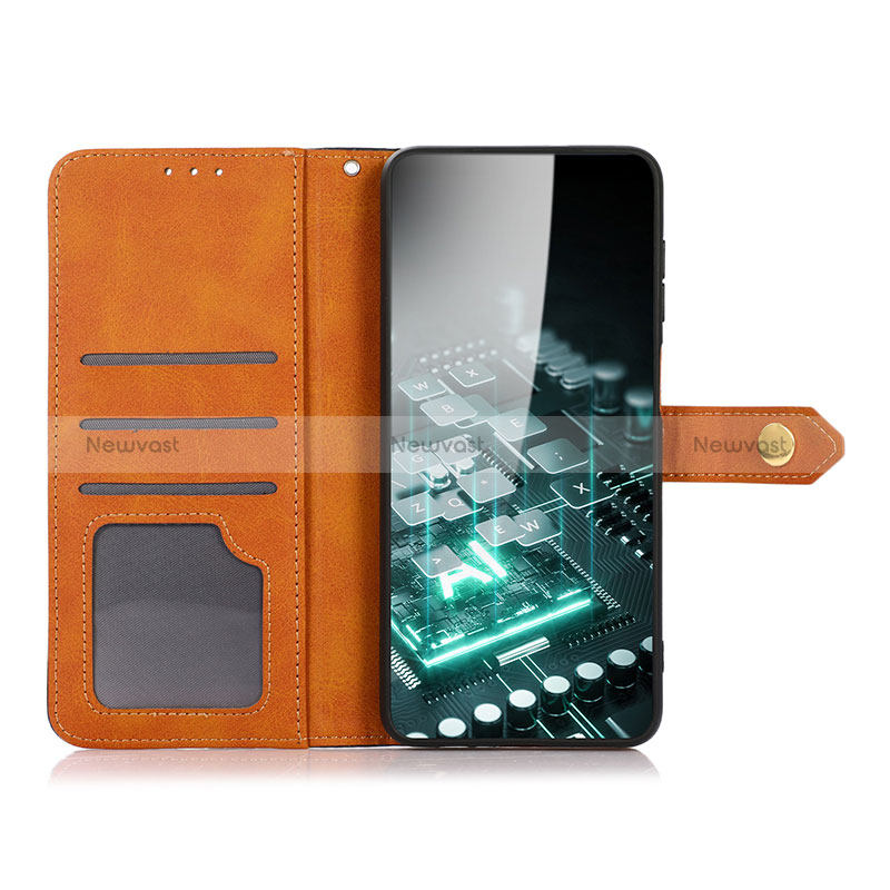 Leather Case Stands Flip Cover Holder N07P for Samsung Galaxy M02s