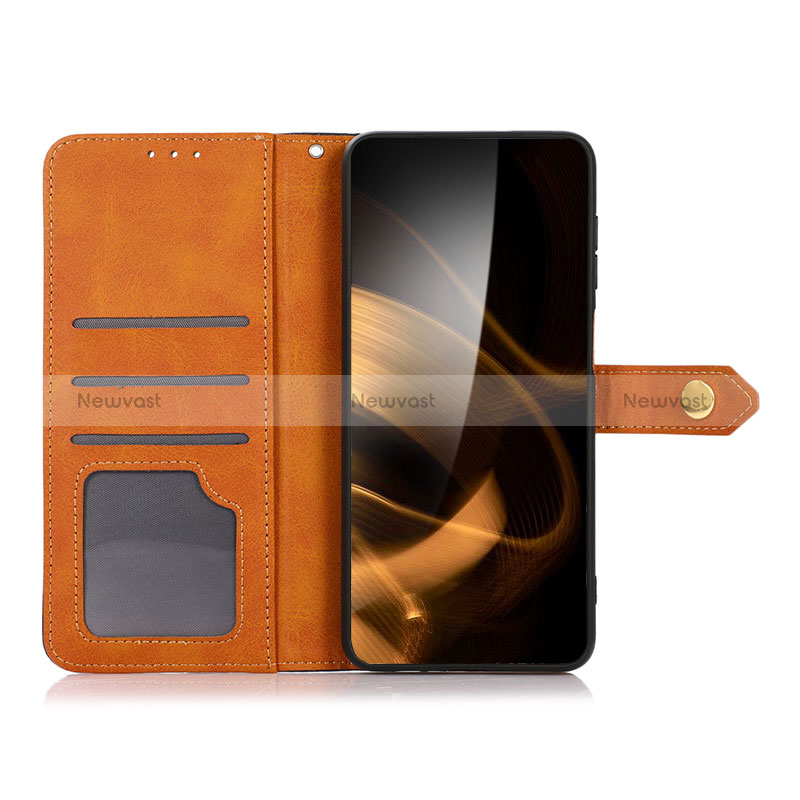 Leather Case Stands Flip Cover Holder N07P for Vivo iQOO Z6 5G