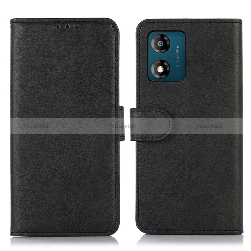 Leather Case Stands Flip Cover Holder N08P for Motorola Moto E13