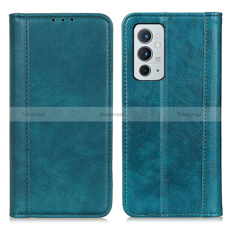 Leather Case Stands Flip Cover Holder N08P for OnePlus 9RT 5G Green