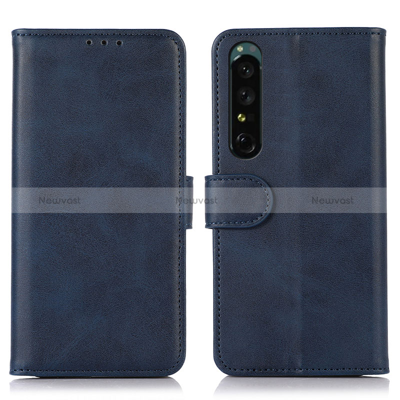 Leather Case Stands Flip Cover Holder N08P for Sony Xperia 1 IV