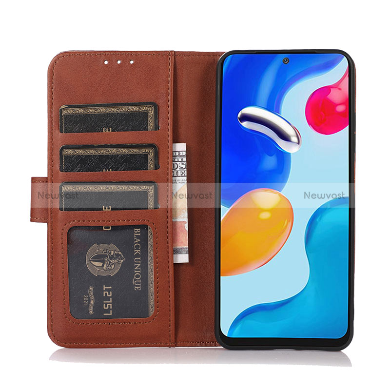 Leather Case Stands Flip Cover Holder N08P for Sony Xperia 1 IV