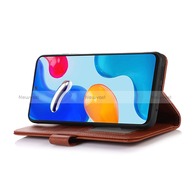 Leather Case Stands Flip Cover Holder N08P for Sony Xperia 1 IV