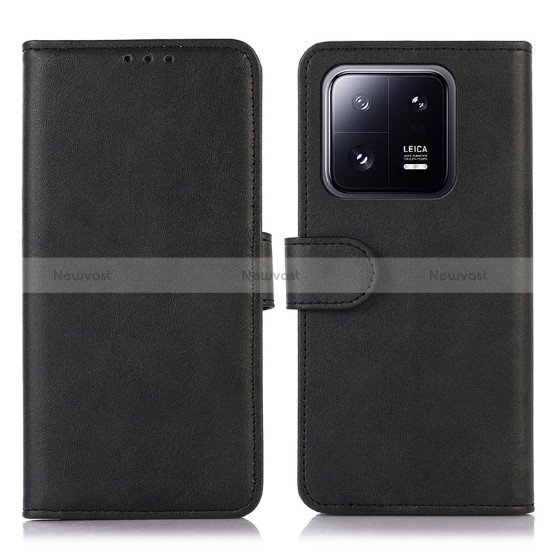 Leather Case Stands Flip Cover Holder N08P for Xiaomi Mi 13 5G