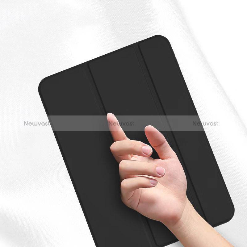 Leather Case Stands Flip Cover Holder P03 for Apple iPad 10.9 (2022) Black