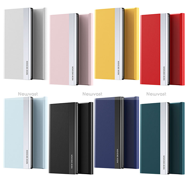 Leather Case Stands Flip Cover Holder Q01H for Xiaomi Redmi 10 4G