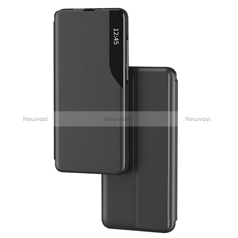 Leather Case Stands Flip Cover Holder Q02H for Xiaomi Redmi 10 4G