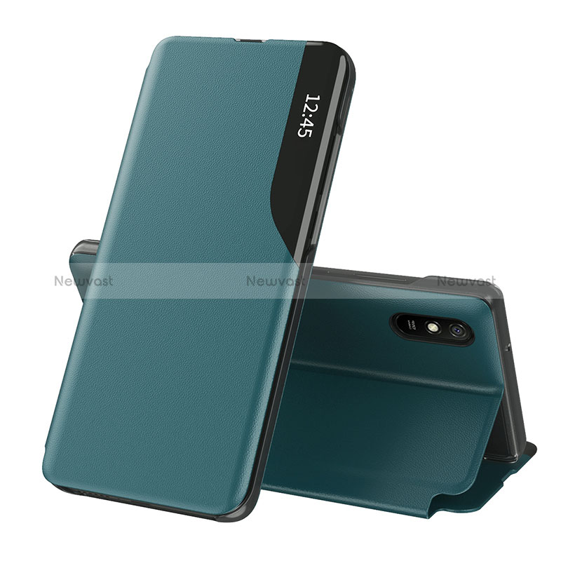 Leather Case Stands Flip Cover Holder Q02H for Xiaomi Redmi 9A