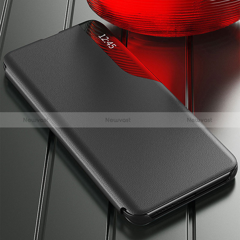 Leather Case Stands Flip Cover Holder Q03H for Xiaomi Redmi 10 (2022)