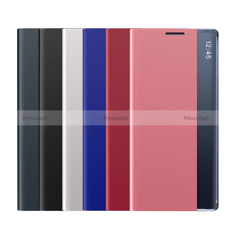 Leather Case Stands Flip Cover Holder Q04H for Xiaomi Redmi 9 India