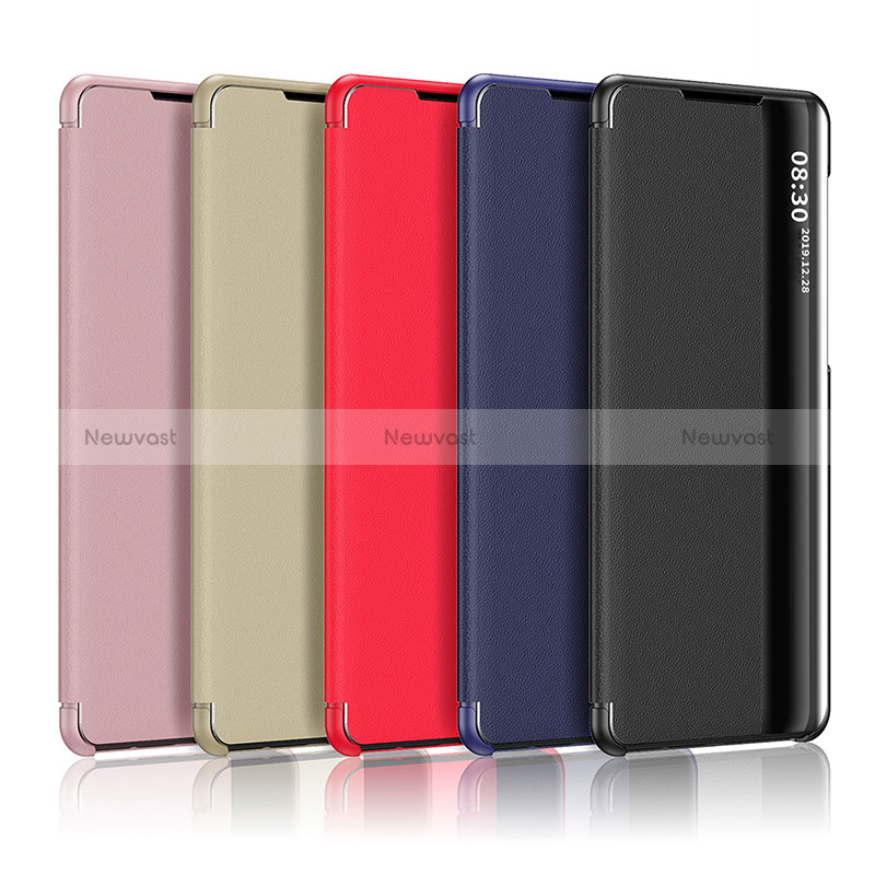 Leather Case Stands Flip Cover Holder QH1 for Samsung Galaxy A32 4G