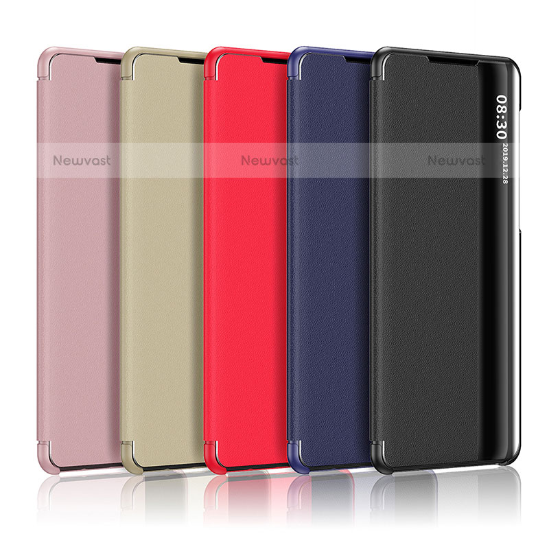 Leather Case Stands Flip Cover Holder QH1 for Samsung Galaxy M32 5G