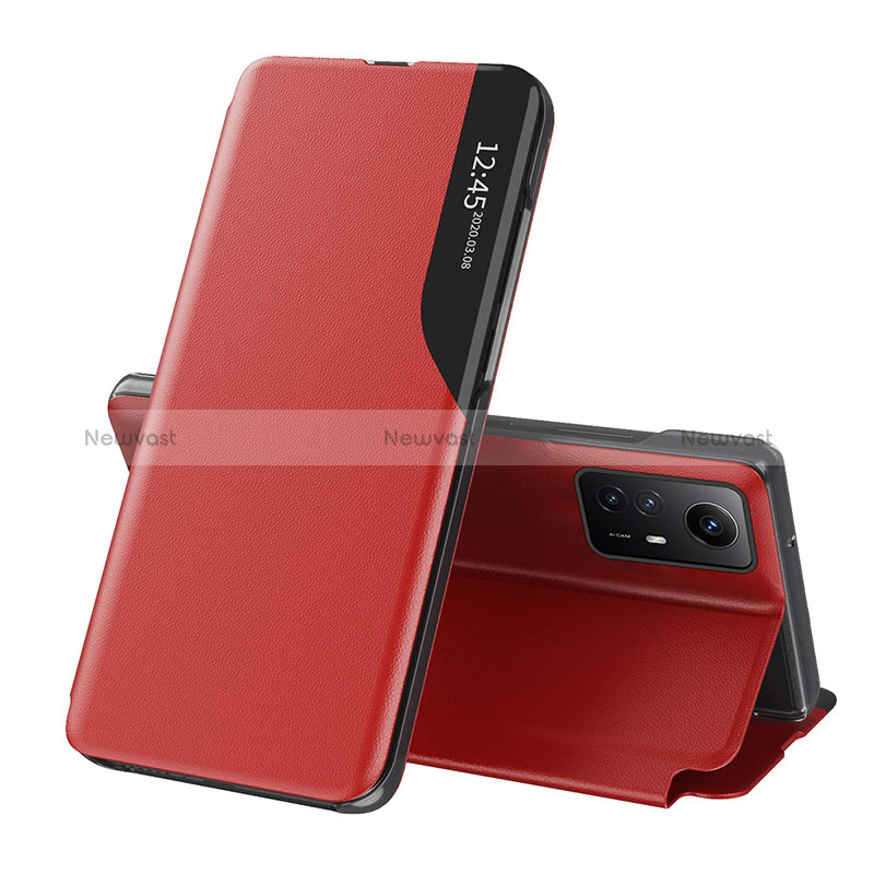 Leather Case Stands Flip Cover Holder QH1 for Xiaomi Redmi Note 12S