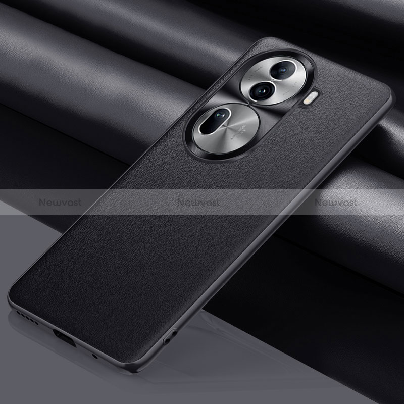 Leather Case Stands Flip Cover Holder QK1 for Oppo Reno11 Pro 5G