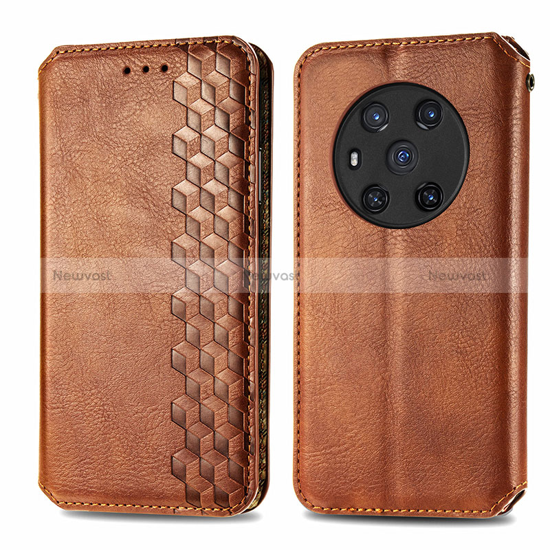 Leather Case Stands Flip Cover Holder S01D for Huawei Honor Magic3 5G