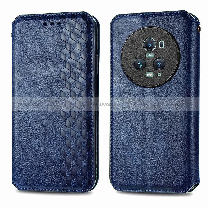 Leather Case Stands Flip Cover Holder S01D for Huawei Honor Magic5 Pro 5G