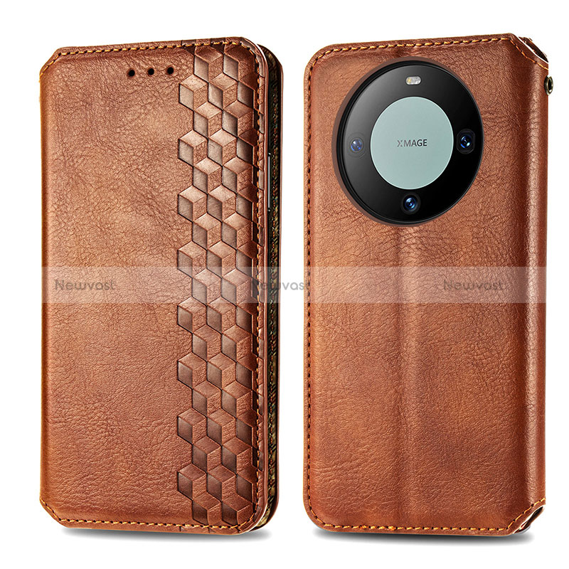 Leather Case Stands Flip Cover Holder S01D for Huawei Mate 60