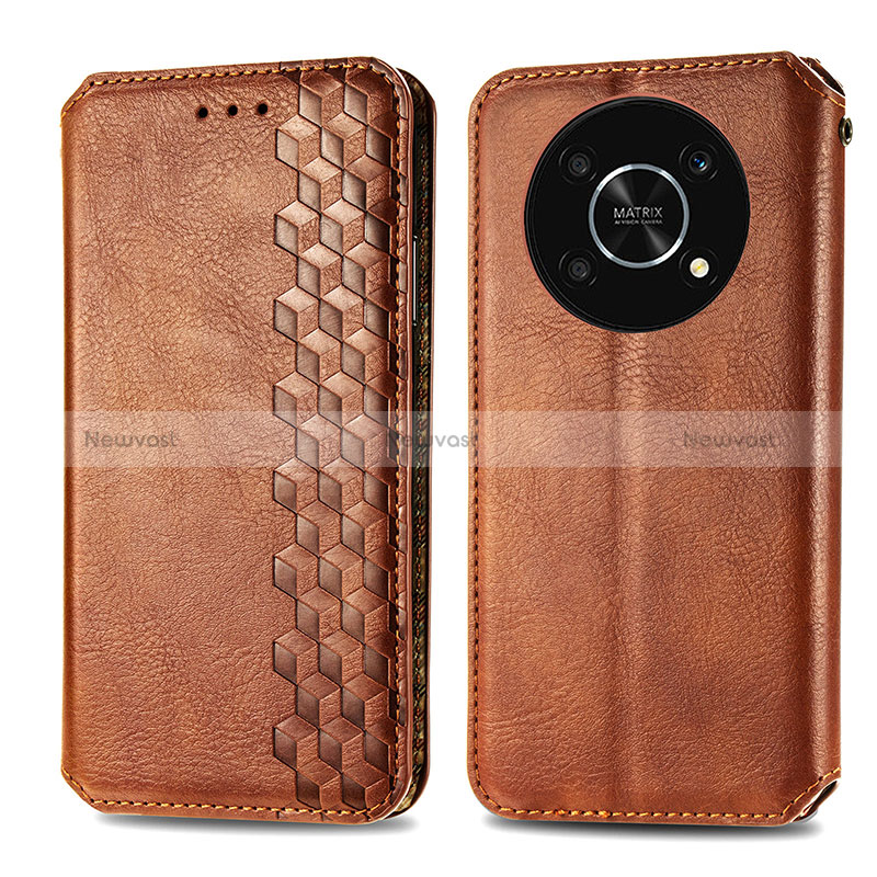 Leather Case Stands Flip Cover Holder S01D for Huawei Nova Y90