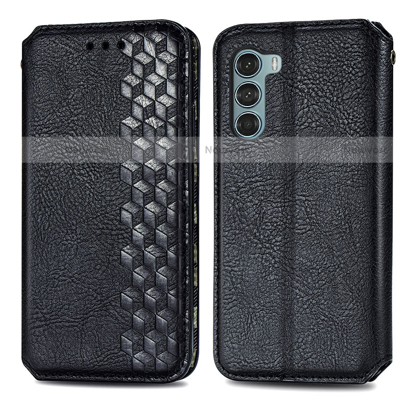 Leather Case Stands Flip Cover Holder S01D for Motorola Moto Edge S30 5G