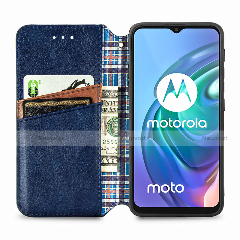 Leather Case Stands Flip Cover Holder S01D for Motorola Moto G30