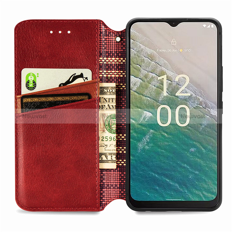 Leather Case Stands Flip Cover Holder S01D for Nokia C32