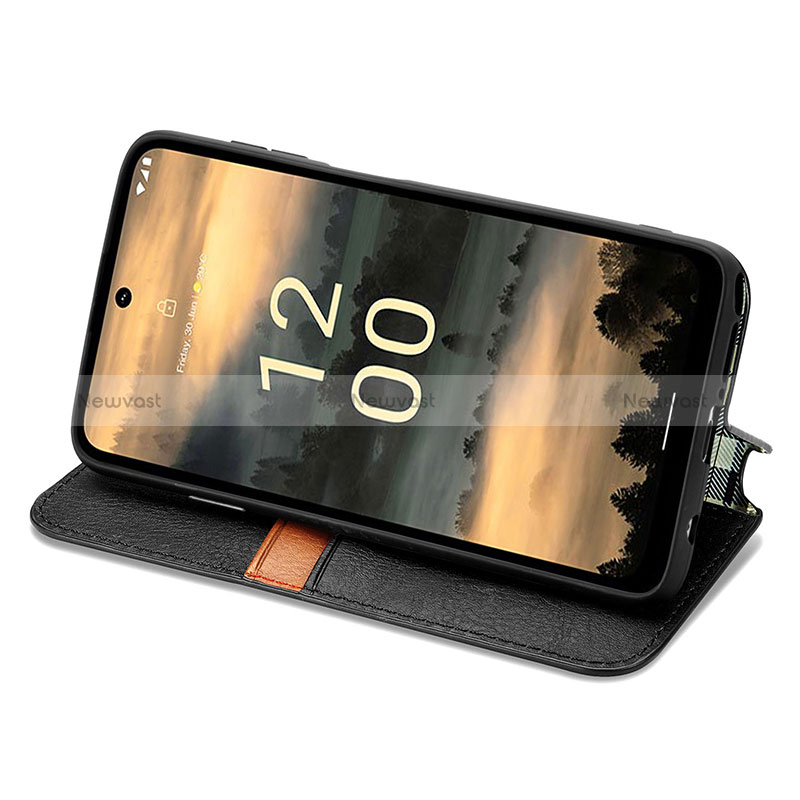 Leather Case Stands Flip Cover Holder S01D for Nokia XR21