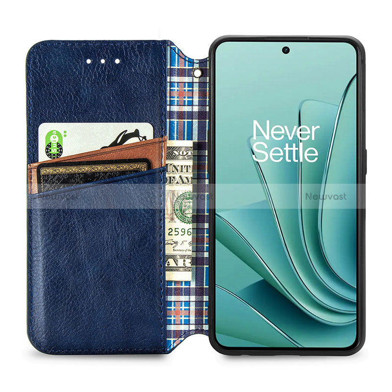 Leather Case Stands Flip Cover Holder S01D for OnePlus Nord 3 5G