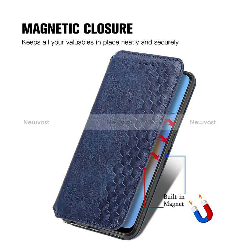 Leather Case Stands Flip Cover Holder S01D for Oppo F19