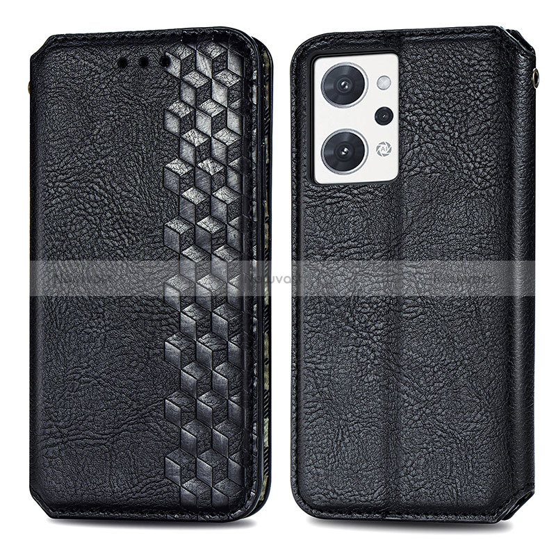 Leather Case Stands Flip Cover Holder S01D for Oppo Reno7 A