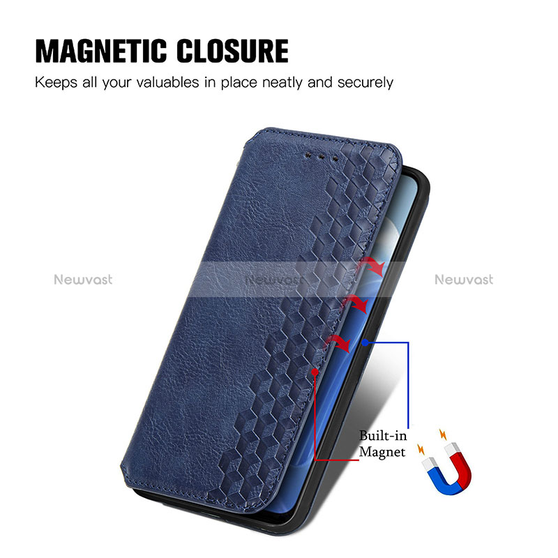 Leather Case Stands Flip Cover Holder S01D for Oppo Reno8 4G