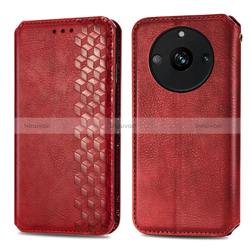 Leather Case Stands Flip Cover Holder S01D for Realme 11 Pro 5G