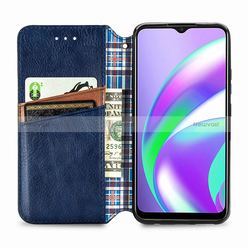 Leather Case Stands Flip Cover Holder S01D for Realme 7i RMX2193