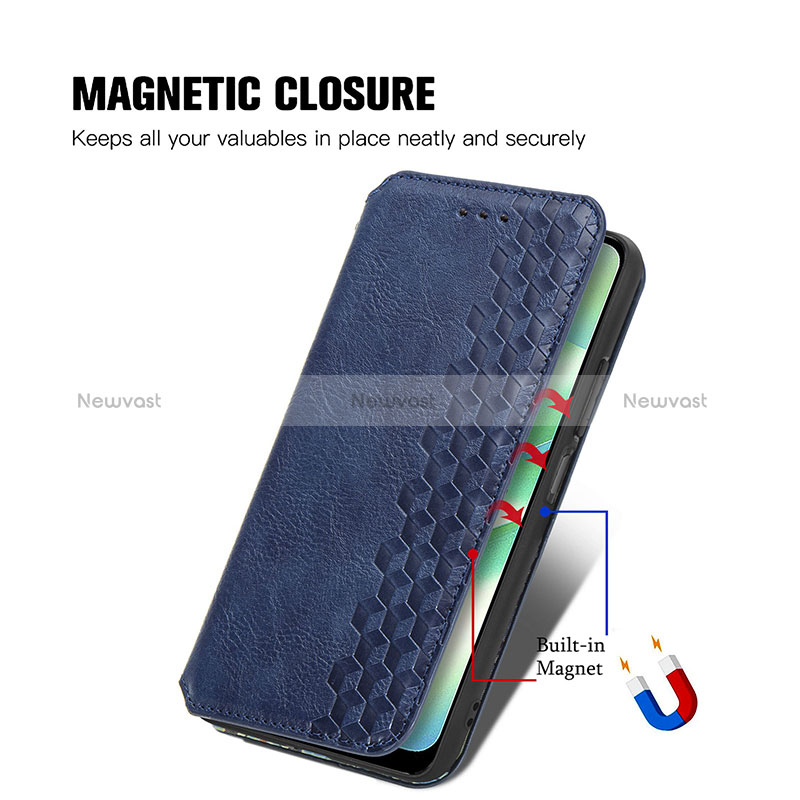 Leather Case Stands Flip Cover Holder S01D for Realme C33