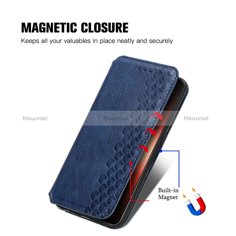 Leather Case Stands Flip Cover Holder S01D for Realme GT Neo5 240W 5G